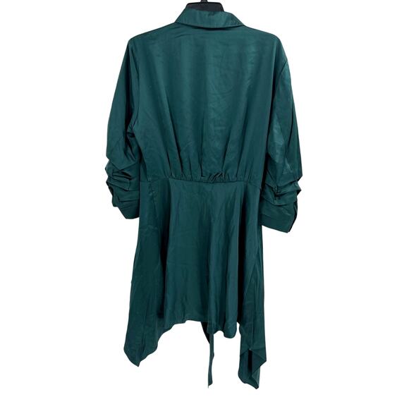 5a7 Cinq a Sept Green Onyx Mini Jacey Dress Size 12 - Picture 8 of 10